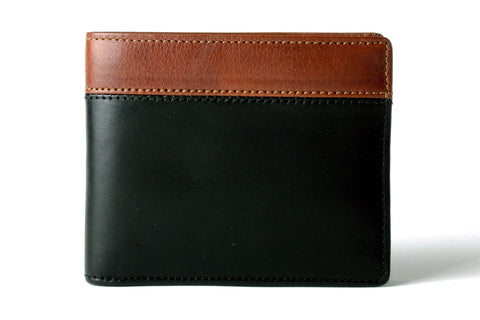 Mens leather wallet Mens wallet waves wallet leather -  Österreich