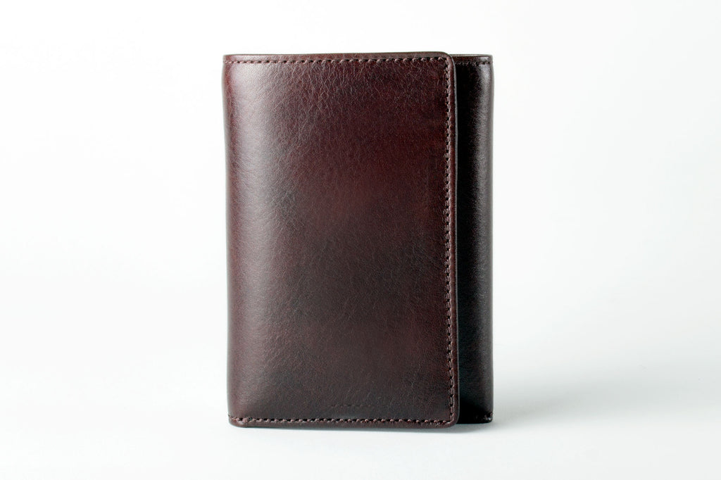 BLACKWOOD TRIFOLD WALLET WITH FLIP CARD CASE